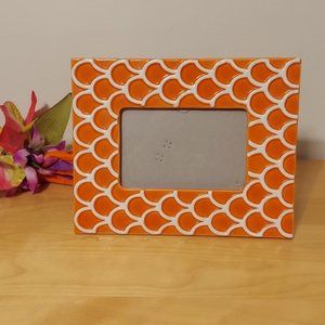 Tropical Fish Scales Motif Ceramic Picture Frame